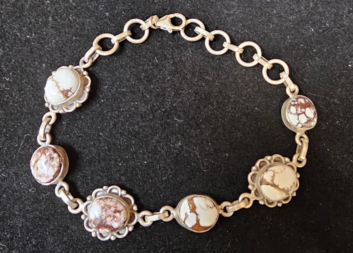 Wild Horse & Sterling Silver Bracelet