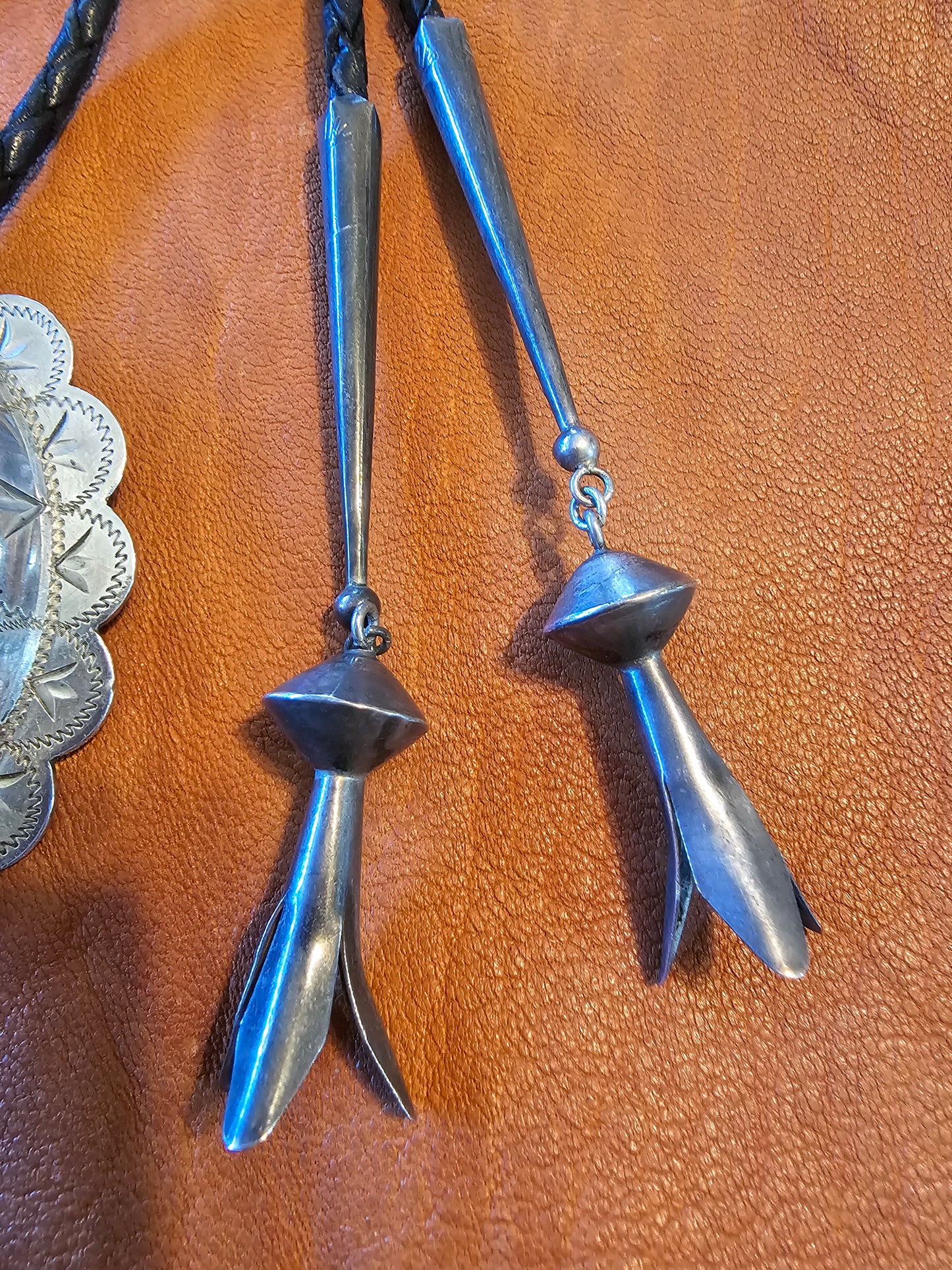 Bucking Bronc Rider Bolo Tie Vintage Diablo Manufacting Company Sterling Silver