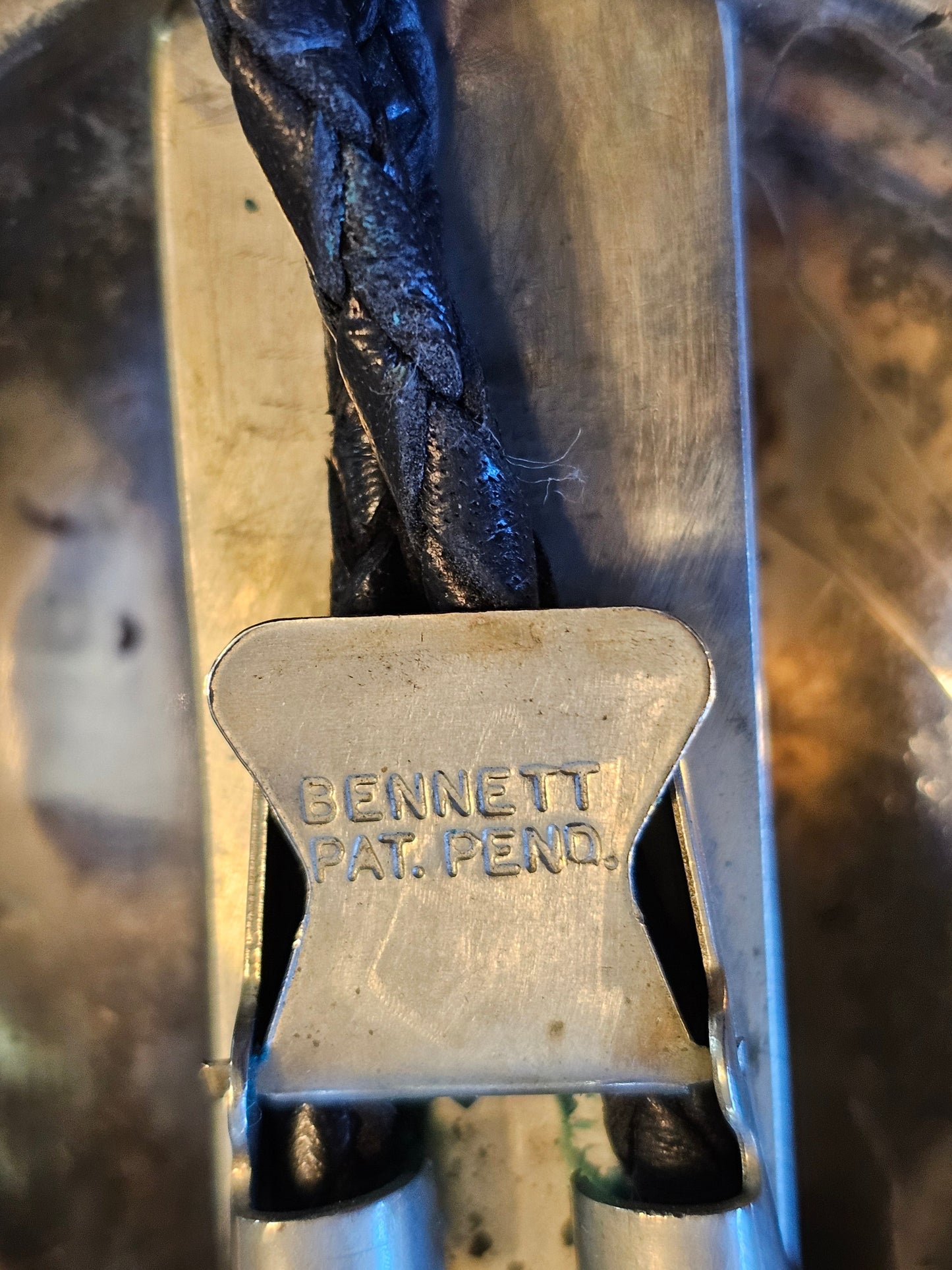 Bucking Bronc Rider Bolo Tie Vintage Diablo Manufacting Company Sterling Silver