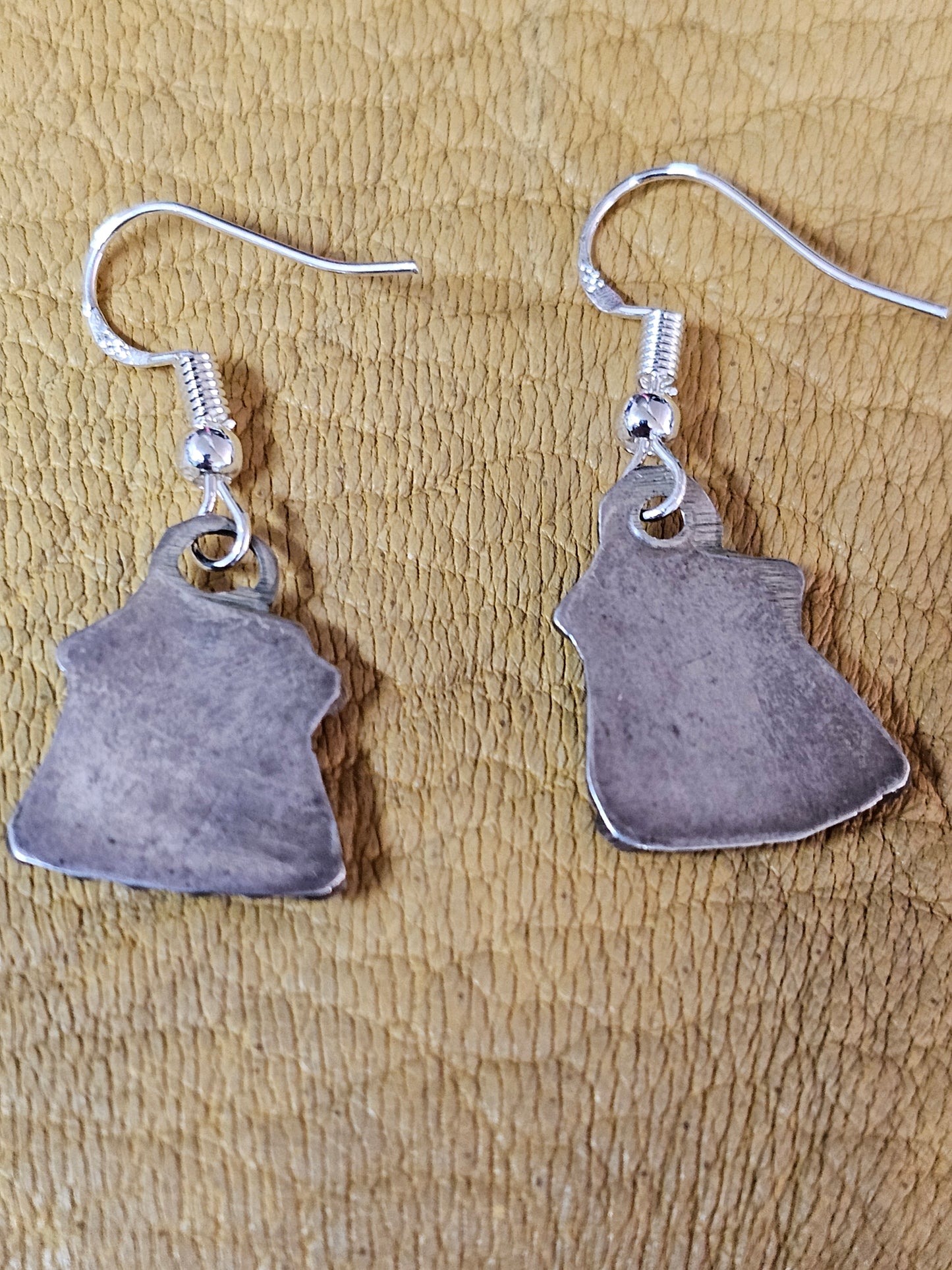 Vintage Zuni Necklace Sterling Silver Native American Petit Point W/Matching Earrings Rare