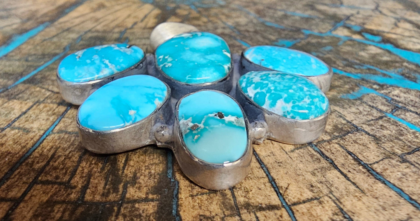 White Water Turquoise Pendant
