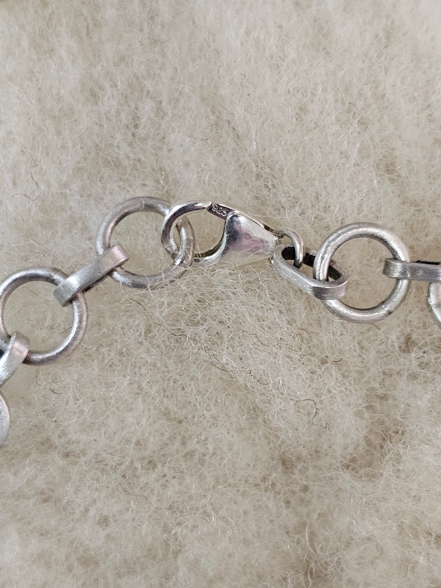 Wild Horse Sterling Silver Adjustable Bracelet. 6 Stones Southwestern Style