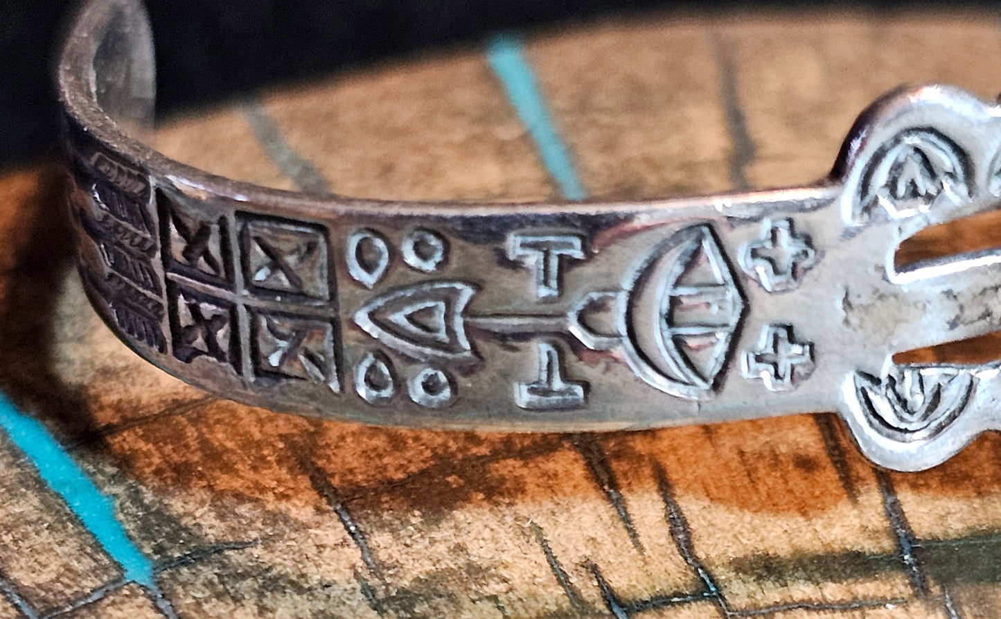Vintage Fred Harvey Era Bracelet Cuff Navajo