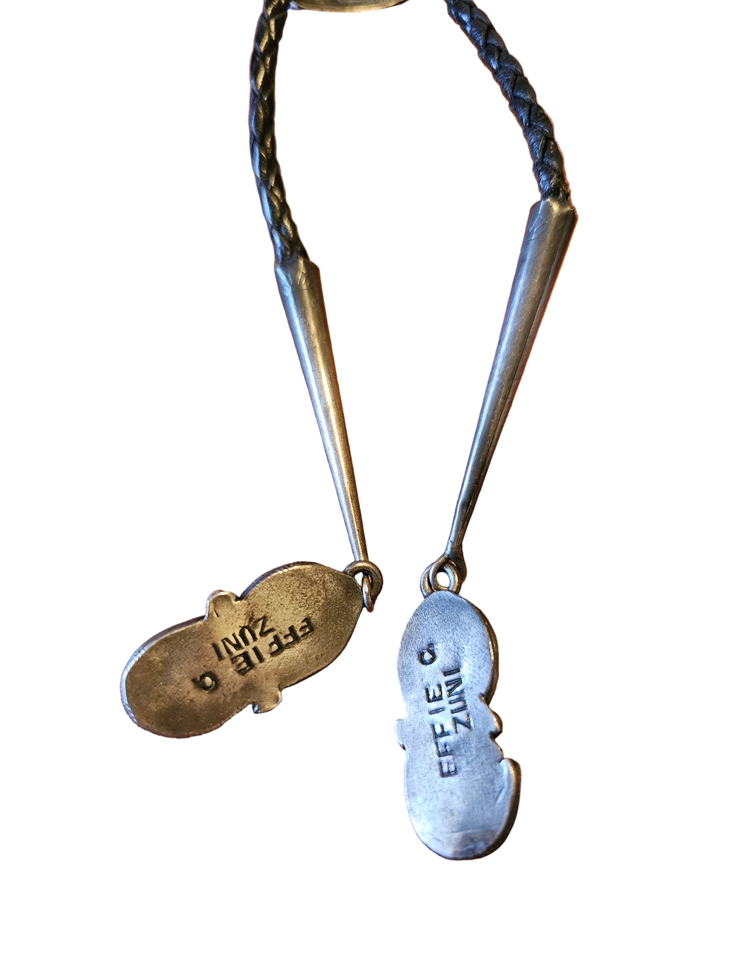 Effie Calavaza Zuni Bolo Tie Sterling Vintage RARE 110 Grams