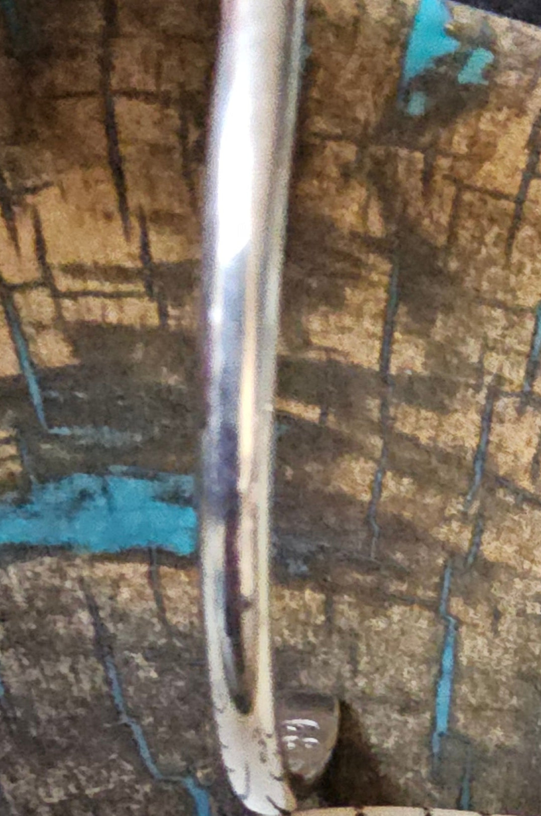 Pink Conch & Sterling Silver Cuff Native American Made & Signed GS