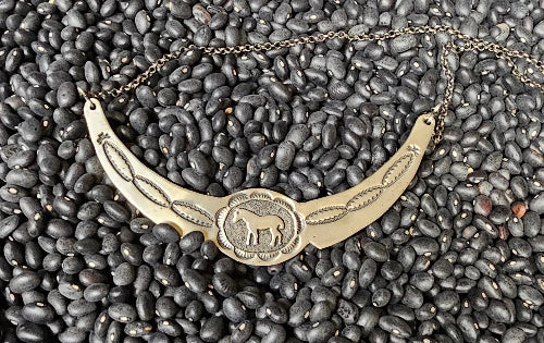 Emerson Kinsel Sterling Silver Horse Necklace Native American Navajo