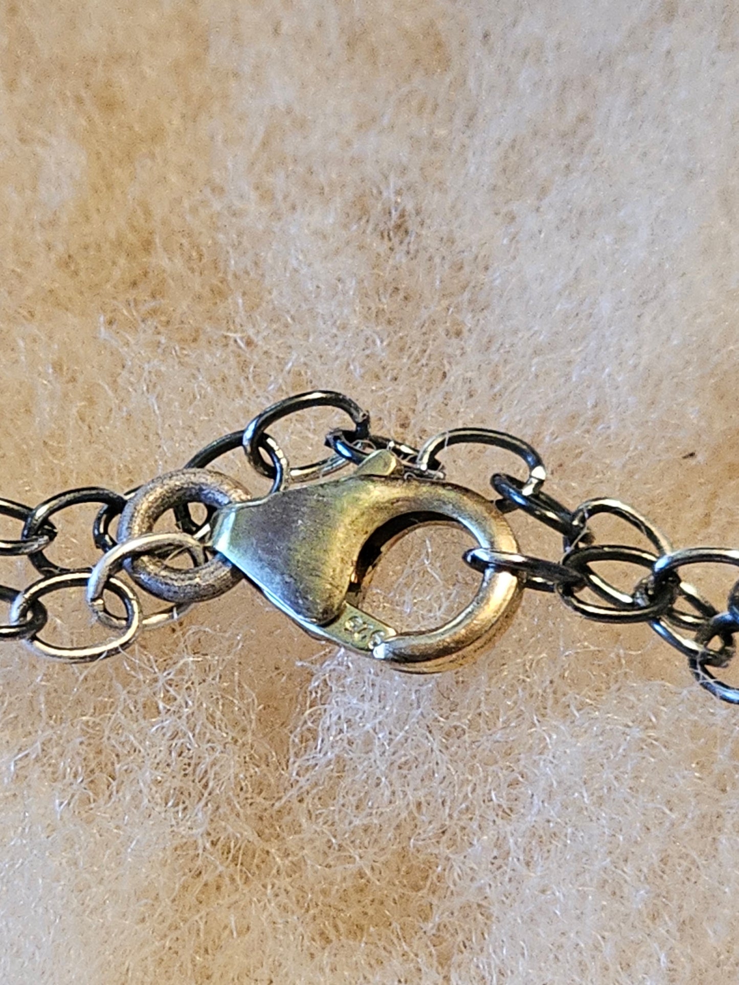 Golden Hils Turquoise Sterling Silver Southwestern Lariart 16 "