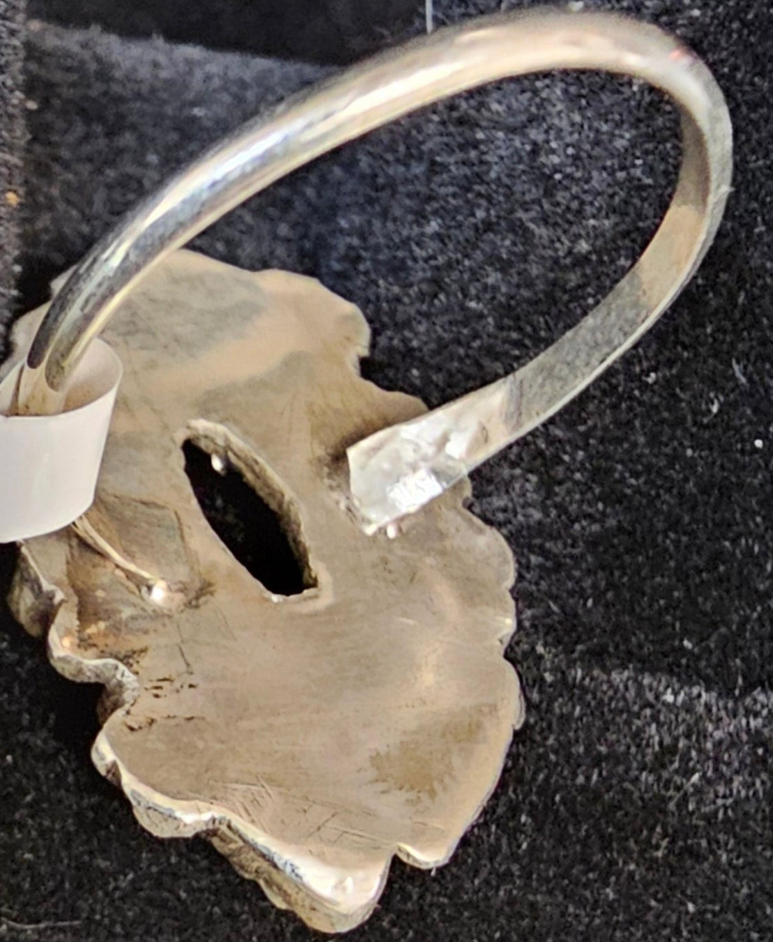 Native American Made Zuni Ring Tricia Leekity KIngman Turquoise Size 6.5