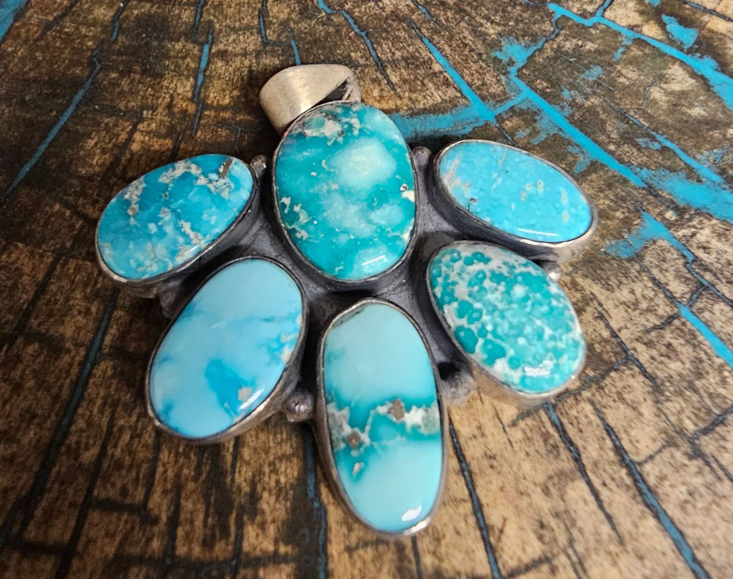 White Water Turquoise Pendant
